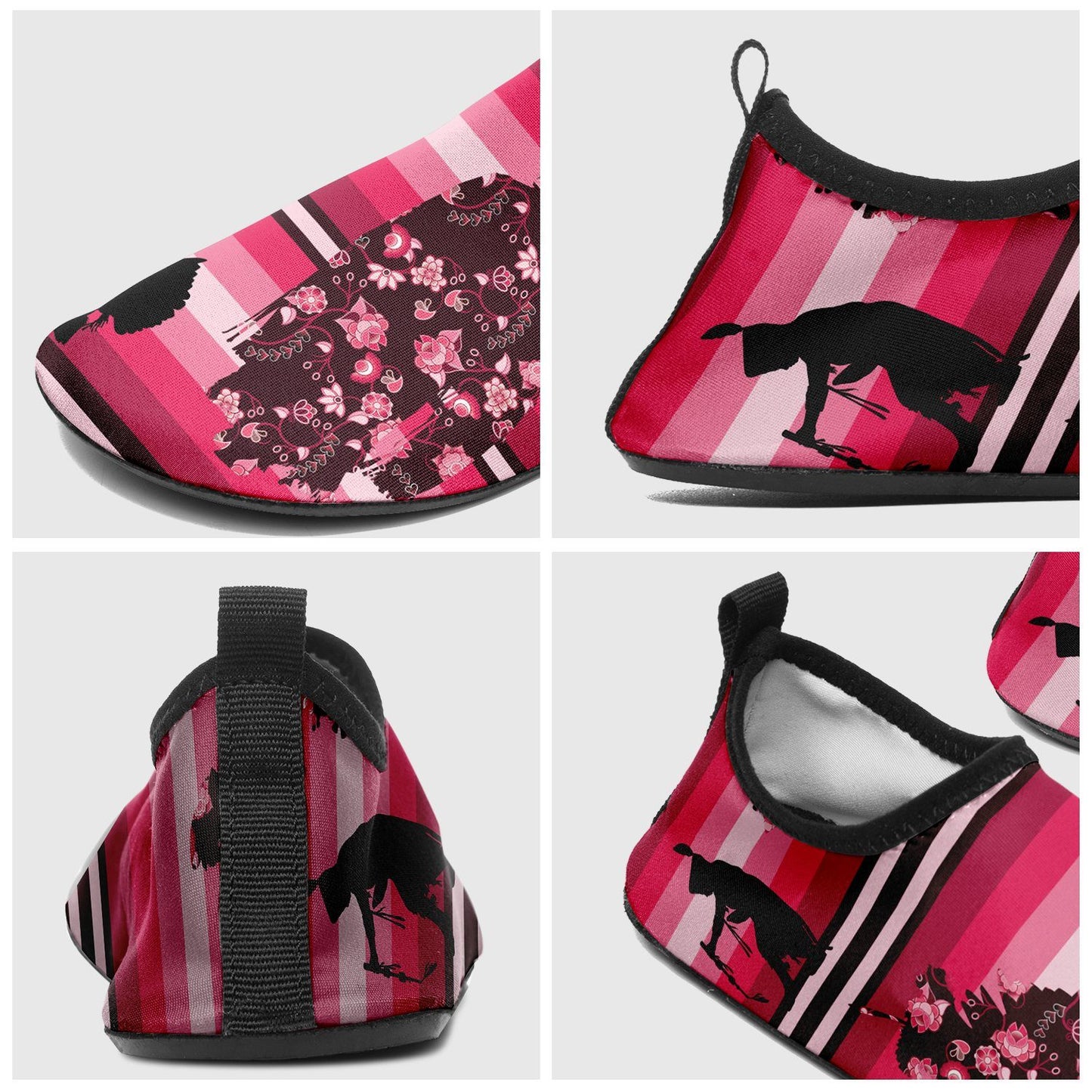 Dancers Floral Amour Sockamoccs Slip On Shoes Herman