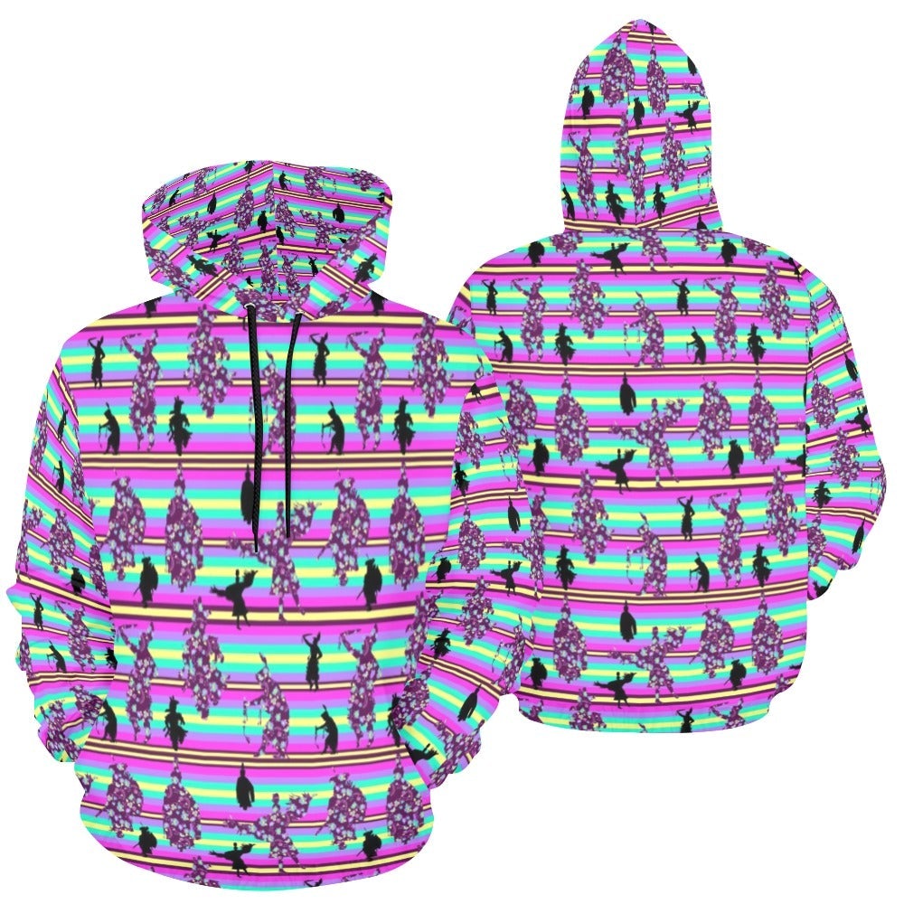 Dancers Floral Contest All Over Print Hoodie for Men (USA Size) (Model H13) All Over Print Hoodie for Men (H13) e-joyer