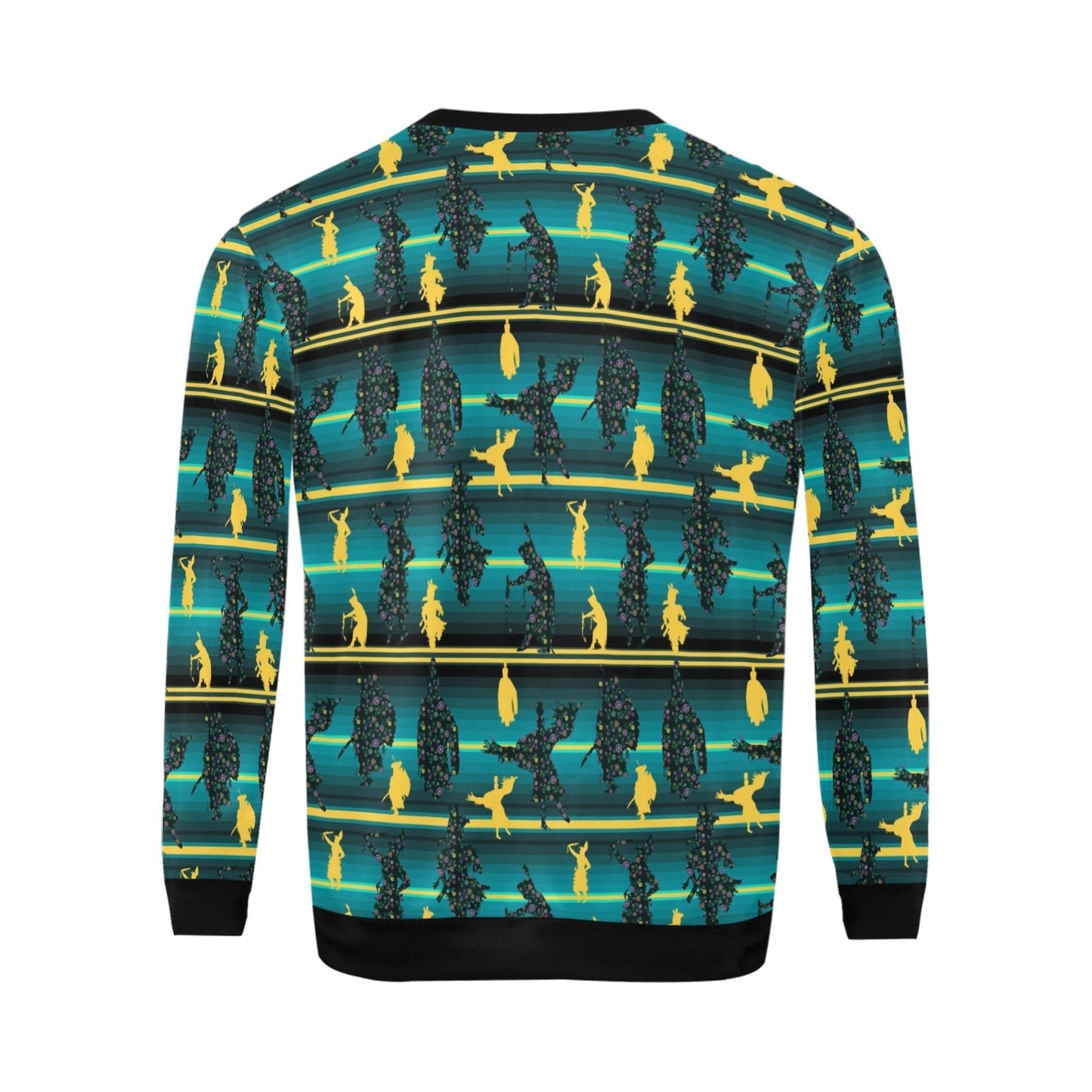 Dancers Inspire Green All Over Print Crewneck Sweatshirt for Men (Model H18) shirt e-joyer