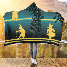 Load image into Gallery viewer, Dancers Inspire Green Hooded Blanket blanket 49 Dzine 
