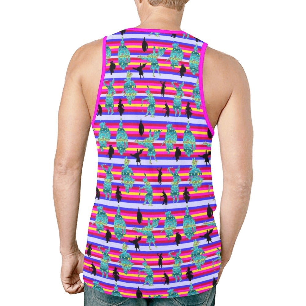 Dancers Sky Dance New All Over Print Tank Top for Men (Model T46) tank top e-joyer