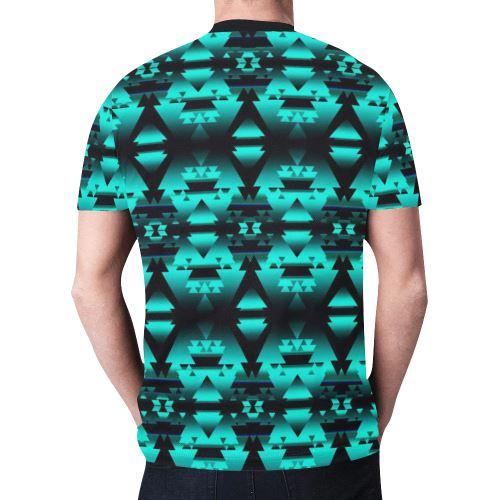 Dark-Deep Lake-Winter-Camp New All Over Print T-shirt for Men (Model T45) New All Over Print T-shirt for Men (T45) e-joyer