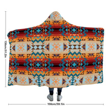 Load image into Gallery viewer, Dark Sandway Hooded Blanket blanket 49 Dzine 
