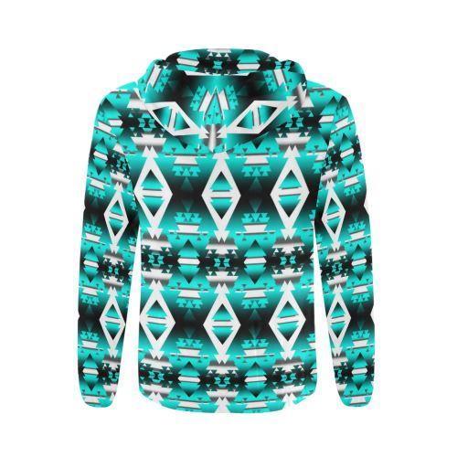 Deep Lake Winter Camp All Over Print Full Zip Hoodie for Men (Model H14) All Over Print Full Zip Hoodie for Men (H14) e-joyer