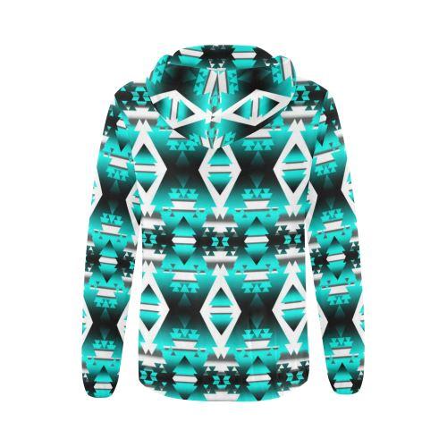 Deep Lake Winter Camp All Over Print Full Zip Hoodie for Women (Model H14) All Over Print Full Zip Hoodie for Women (H14) e-joyer