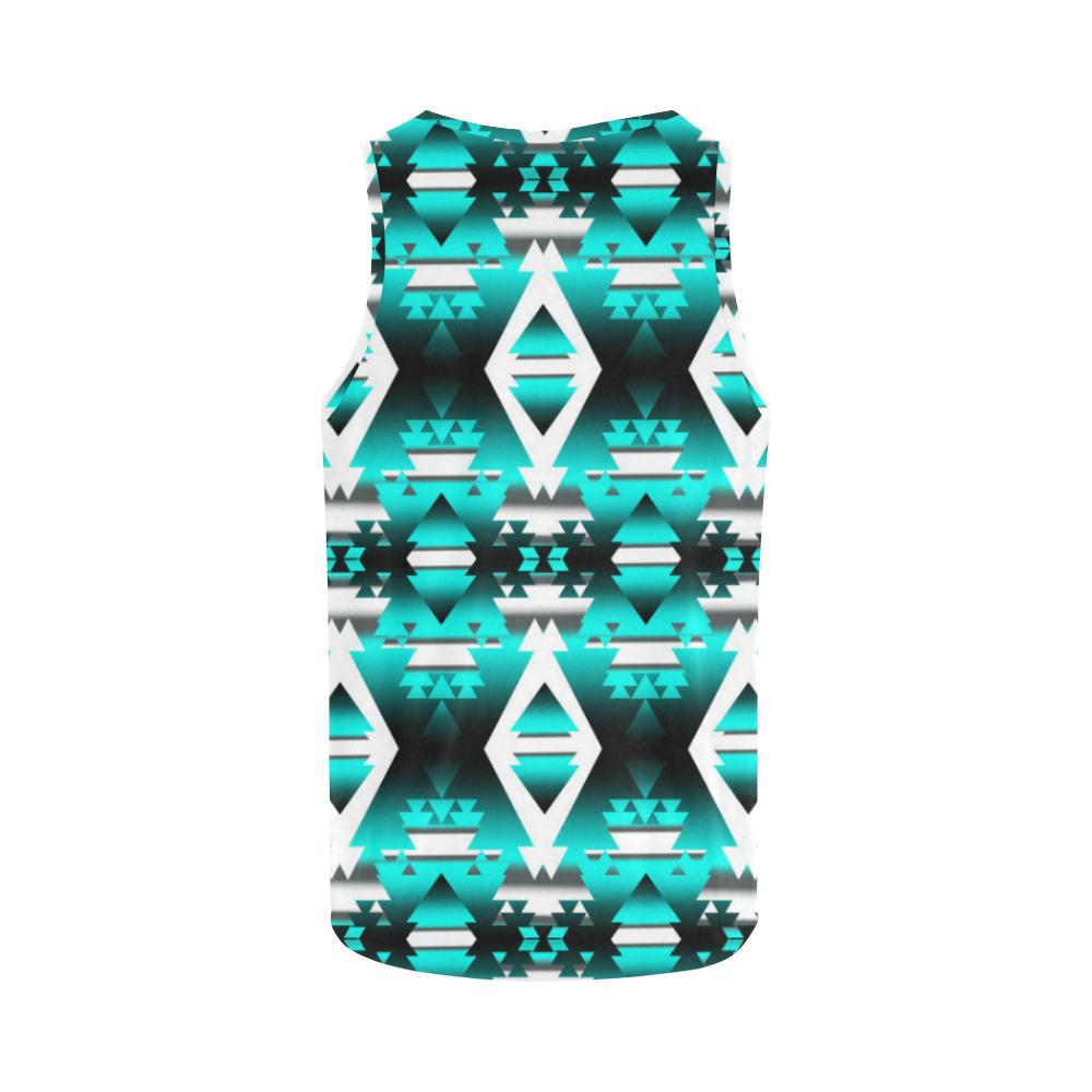 Deep Lake Winter Camp All Over Print Tank Top for Women (Model T43) All Over Print Tank Top for Women (T43) e-joyer