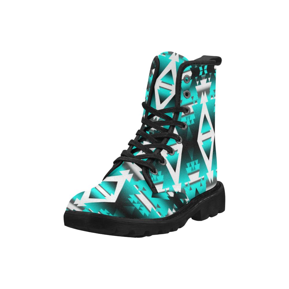 Deep Lake Winter Camp Boots for Men (Black) (Model 1203H) Martin Boots for Men (Black) (1203H) e-joyer