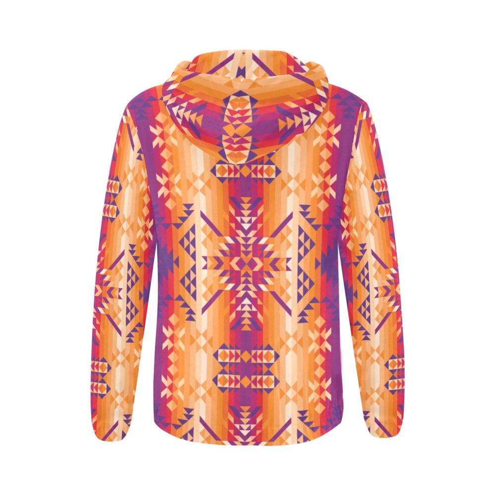 Desert Geo All Over Print Full Zip Hoodie for Women (Model H14) All Over Print Full Zip Hoodie for Women (H14) e-joyer