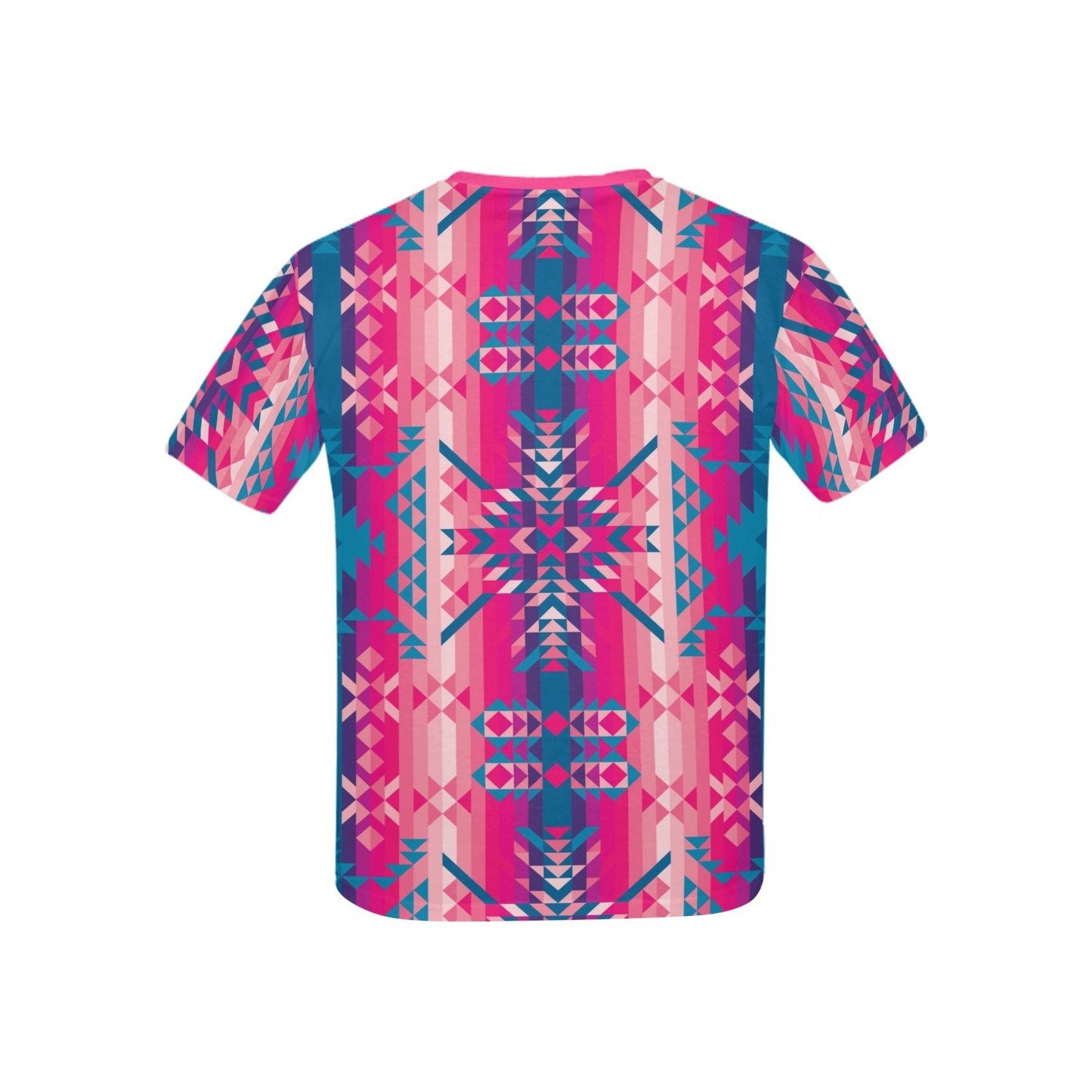 Desert Geo Blue Kids' All Over Print T-shirt (USA Size) (Model T40) All Over Print T-shirt for Kid (T40) e-joyer