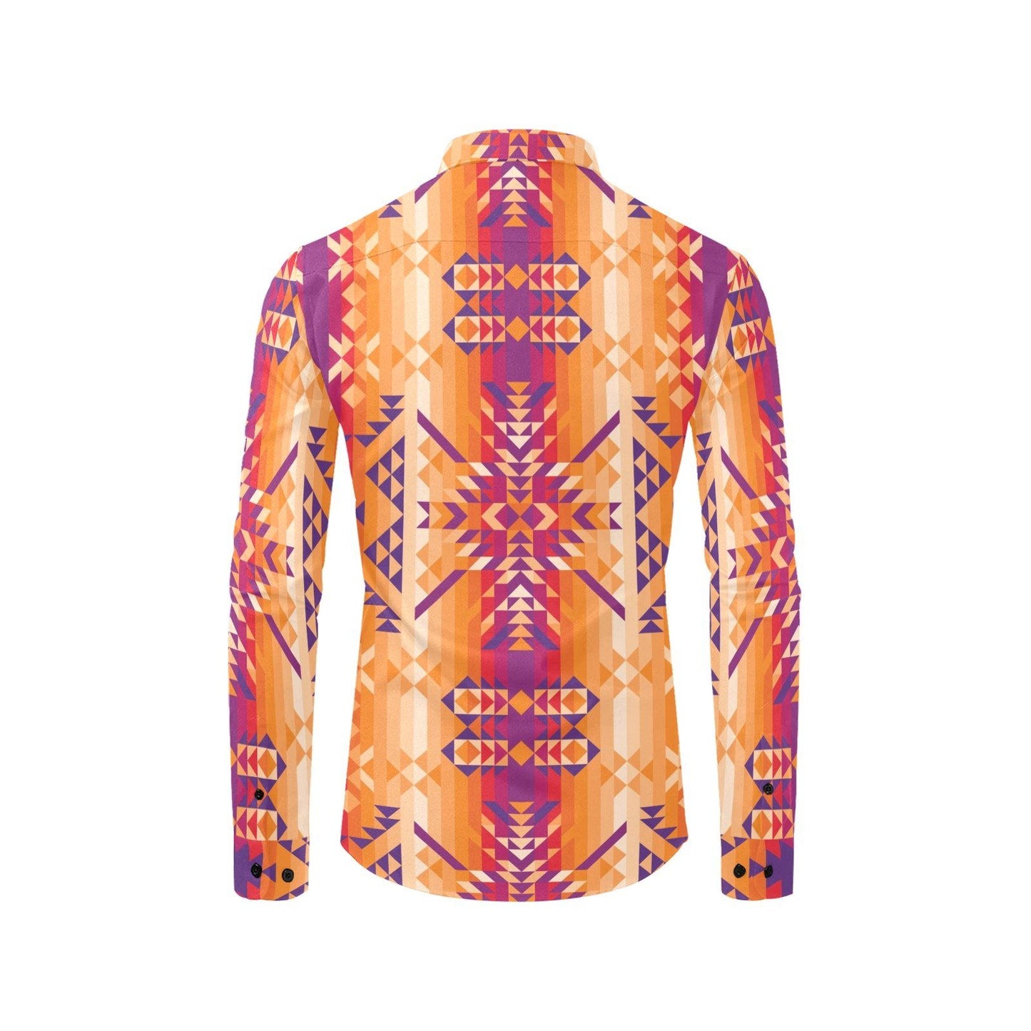 Desert Geo Men's All Over Print Casual Dress Shirt (Model T61) Men's Dress Shirt (T61) e-joyer