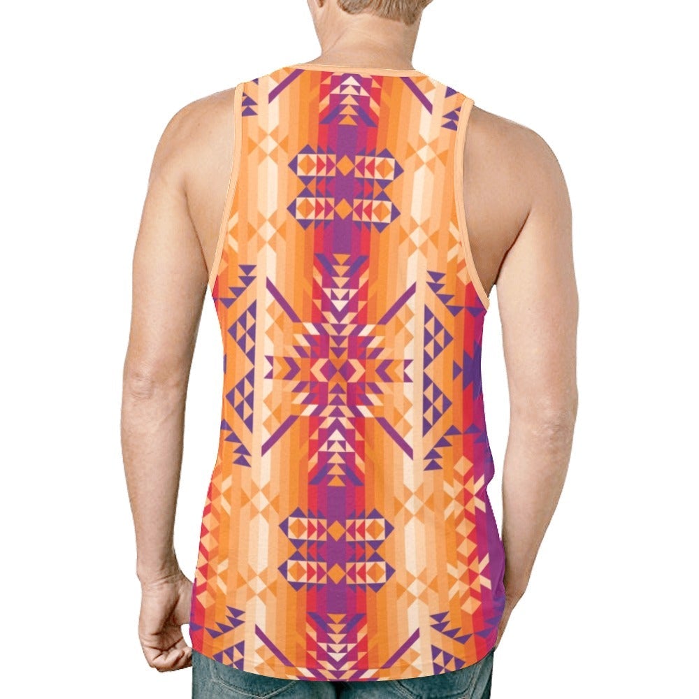 Desert Geo New All Over Print Tank Top for Men (Model T46) New All Over Print Tank Top for Men (T46) e-joyer