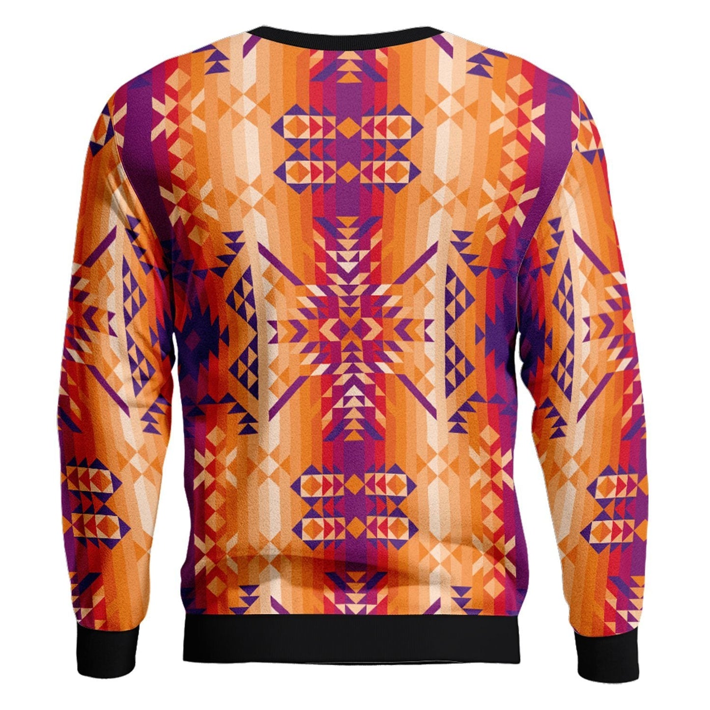 Desert Geo Unisex Crewneck Long Sleeve Top 49 Dzine