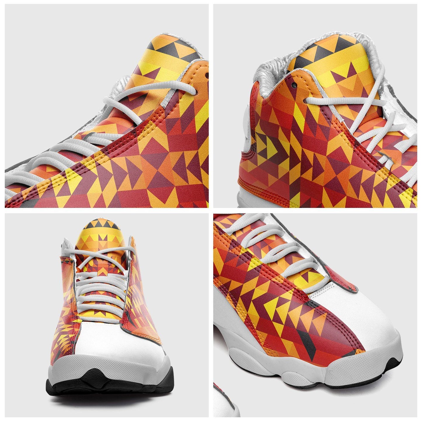 Desert Geo Yellow Red Isstsokini Athletic Shoes Herman