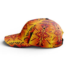 Load image into Gallery viewer, Desert Geo Yellow Red Snapback Hat hat Herman 
