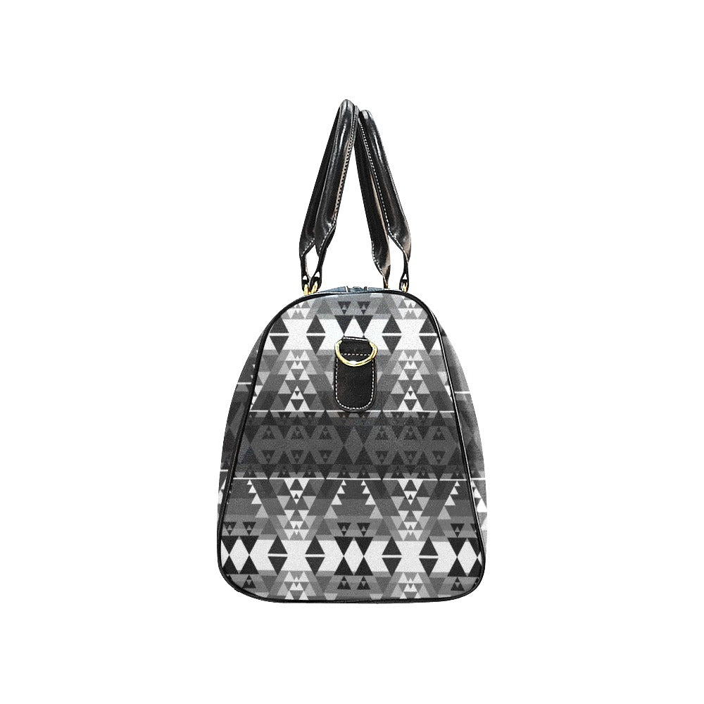 Writing on Stone Black and White New Waterproof Travel Bag/Small
