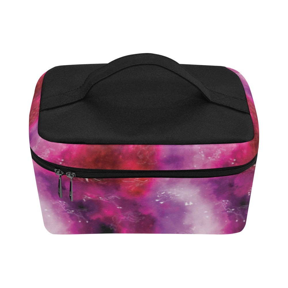 Animal Ancestors 8 Gaseous Clouds Pink and Red Cosmetic Bag