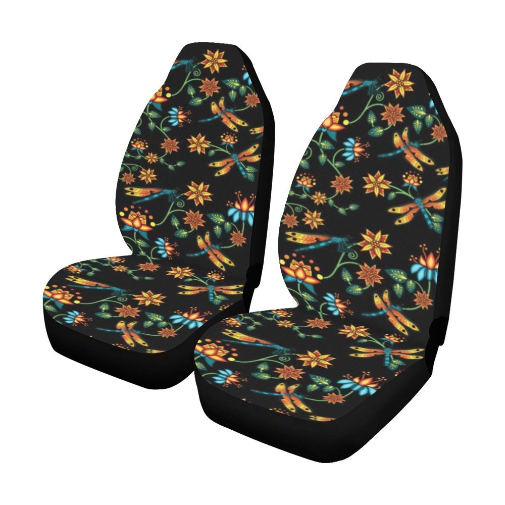 Dragon Lily Noir Car Seat Covers (Set of 2) Car Seat Covers e-joyer