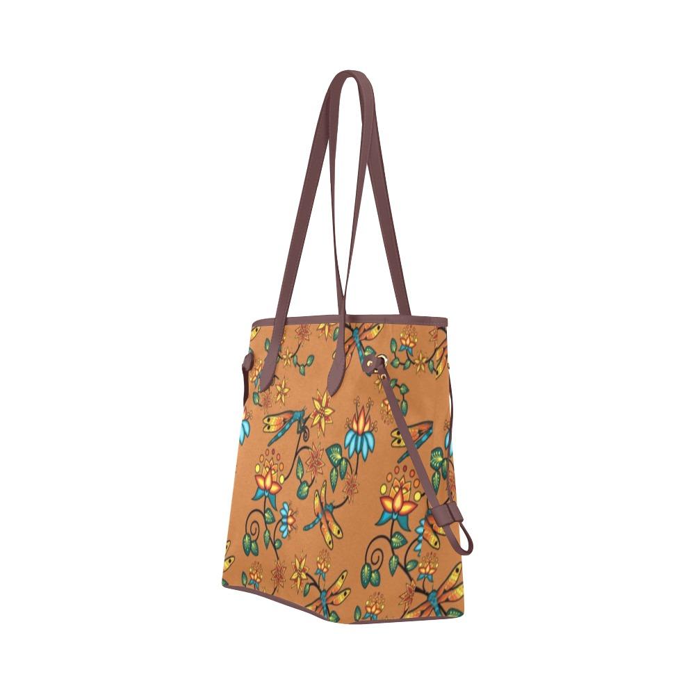 Dragon Lily Sierra Clover Canvas Tote Bag (Model 1661) Clover Canvas Tote Bag (1661) e-joyer