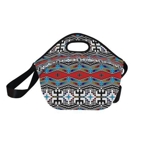 dragonflies Neoprene Lunch Bag/Large (Model 1669) Neoprene Lunch Bag/Large (1669) e-joyer