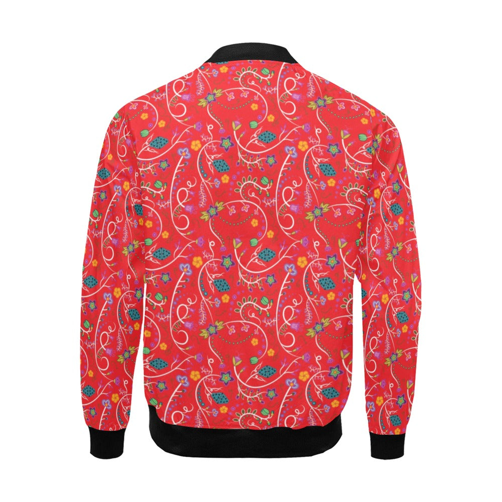 Fresh Fleur Fire Bomber Jacket
