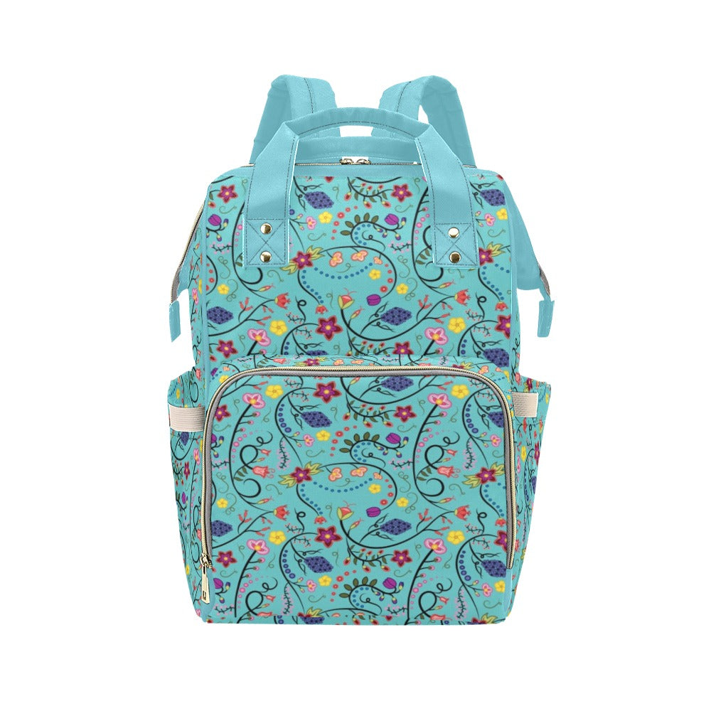 Fresh Fleur Sky Diaper Bag by 49 Dzine