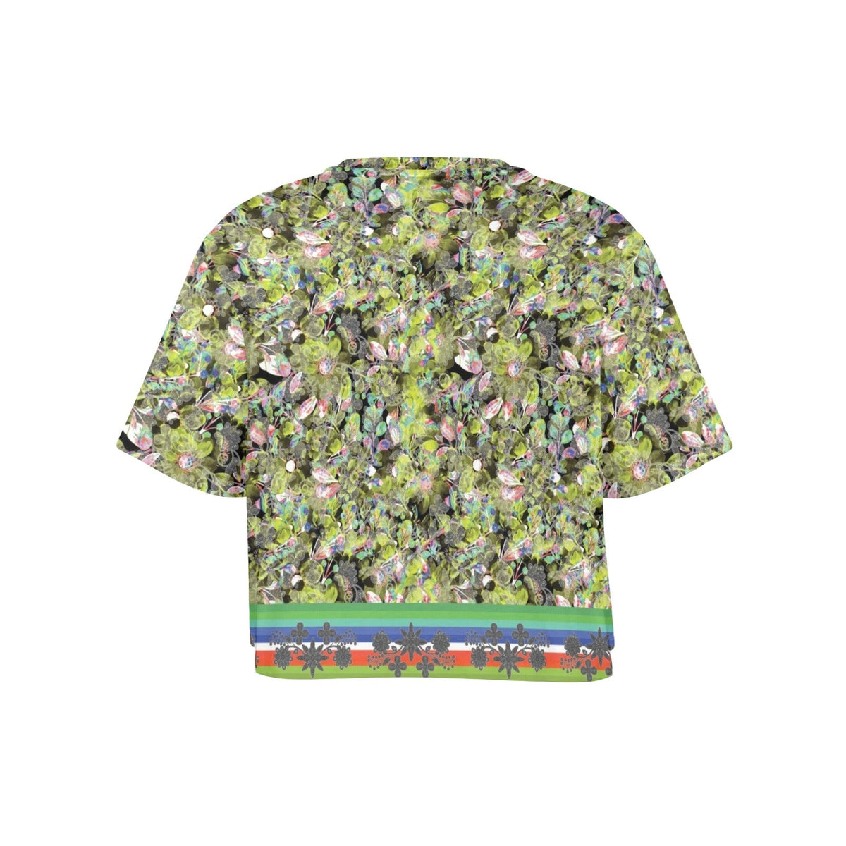 Culture in Nature Green Leaf Crop Top