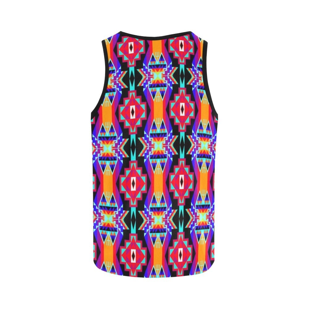 Fancy Bustle All Over Print Tank Top for Women (Model T43) All Over Print Tank Top for Women (T43) e-joyer