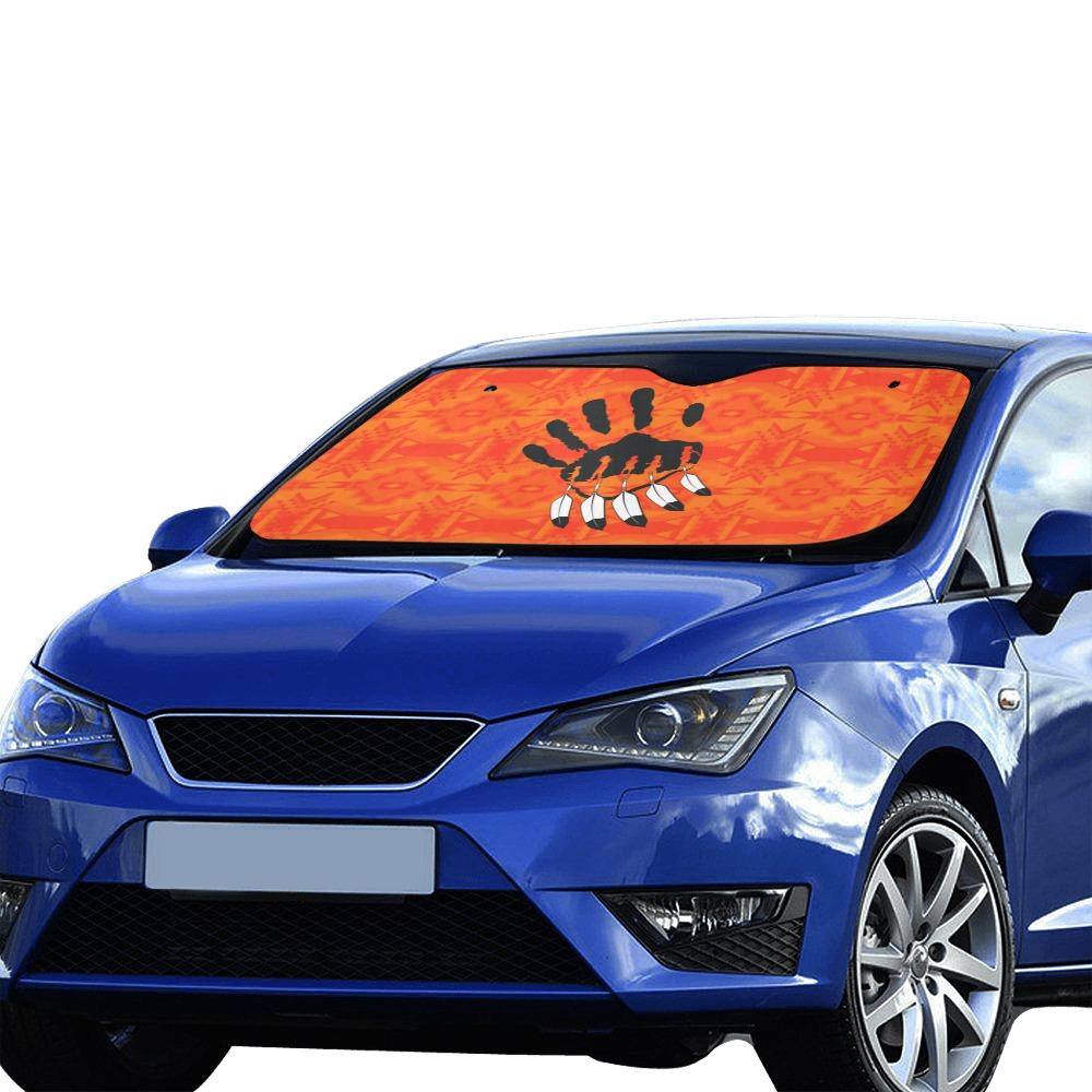 Fancy Orange A feather for each Car Sun Shade 55"x30" Car Sun Shade e-joyer