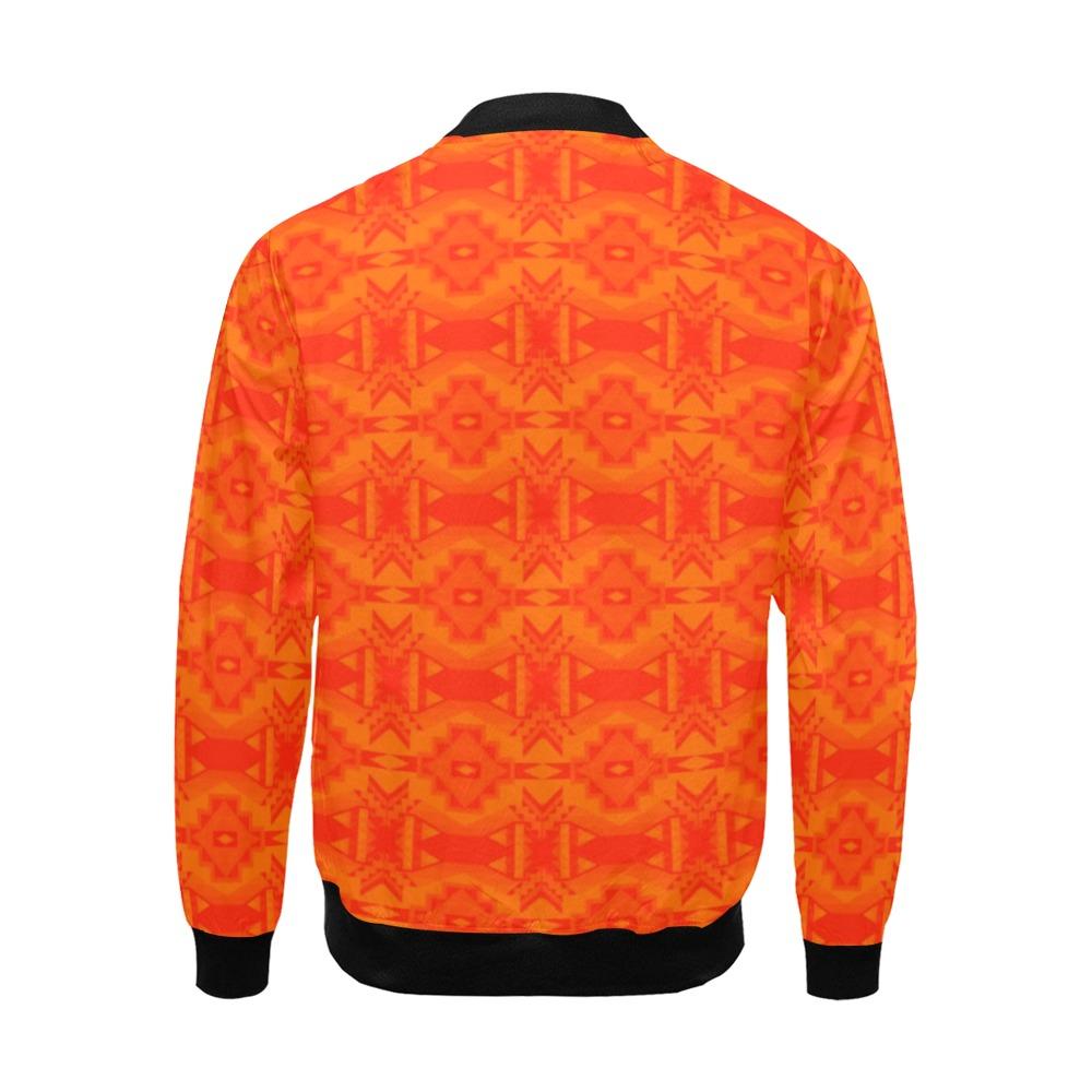 Fancy Orange All Over Print Bomber Jacket for Men (Model H19) All Over Print Bomber Jacket for Men (H19) e-joyer