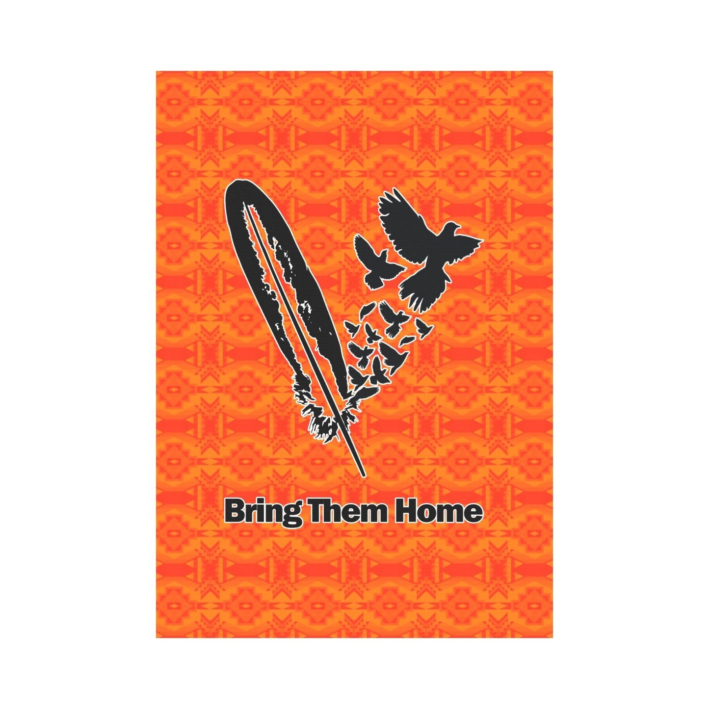 Fancy Orange - Bring Them Home Garden Flag 28''x40'' (Two Sides Printing) Garden Flag 28‘’x40‘’ (Two Sides) e-joyer