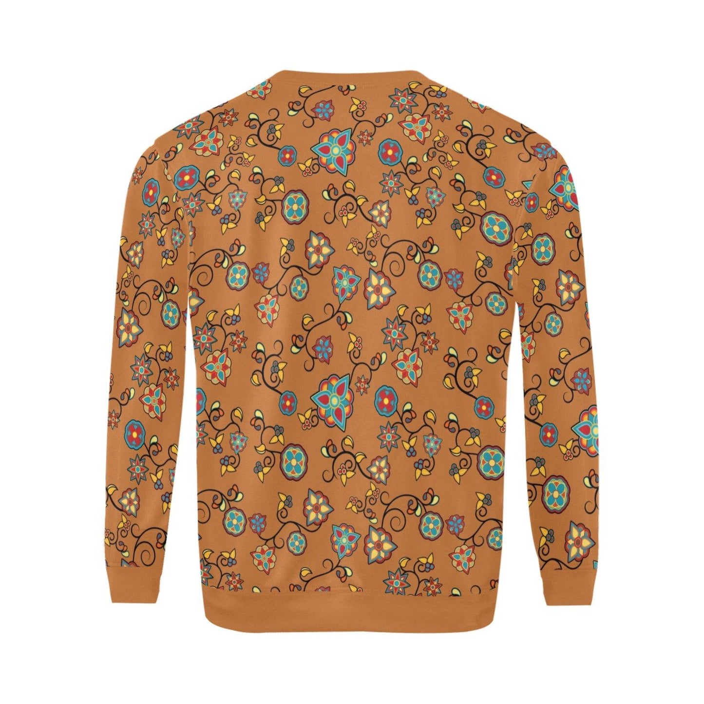 Fire Bloom Light All Over Print Crewneck Sweatshirt for Men (Model H18) shirt e-joyer