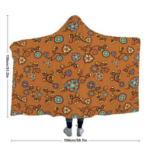 Load image into Gallery viewer, Fire Bloom Light Hooded Blanket blanket 49 Dzine 
