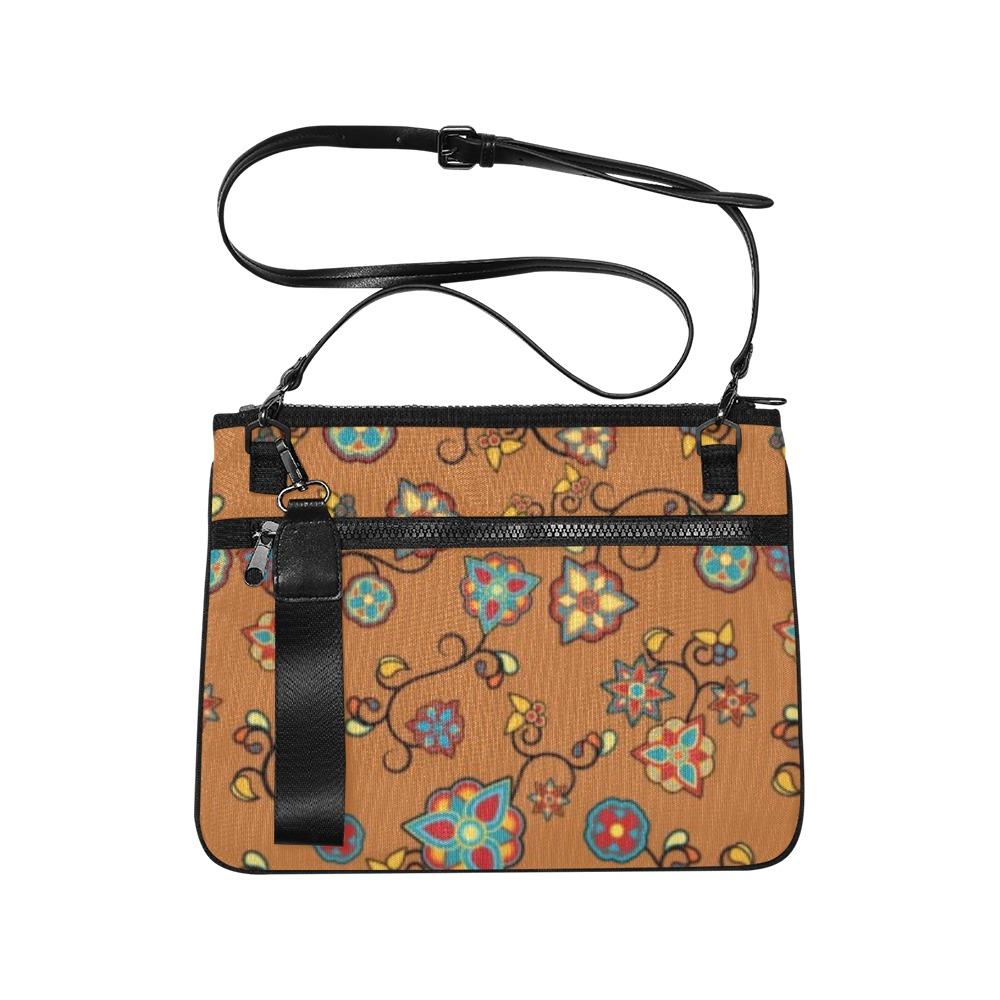 Fire Bloom Light Slim Clutch Bag (Model 1668) Slim Clutch Bags (1668) e-joyer