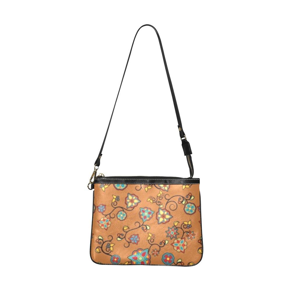 Fire Bloom Light Small Shoulder Bag (Model 1710) Small Shoulder Bag (1710) e-joyer