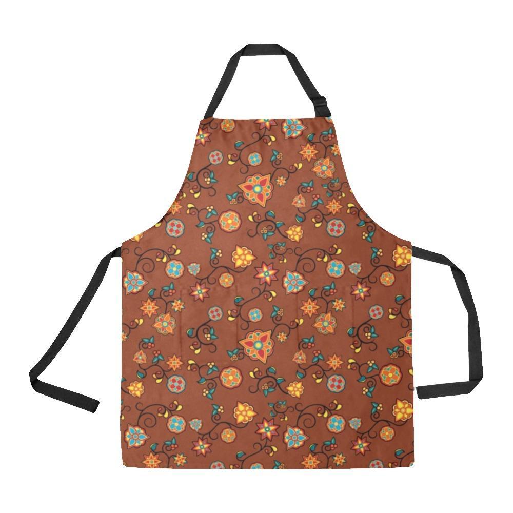 Fire Bloom Shade All Over Print Apron All Over Print Apron e-joyer