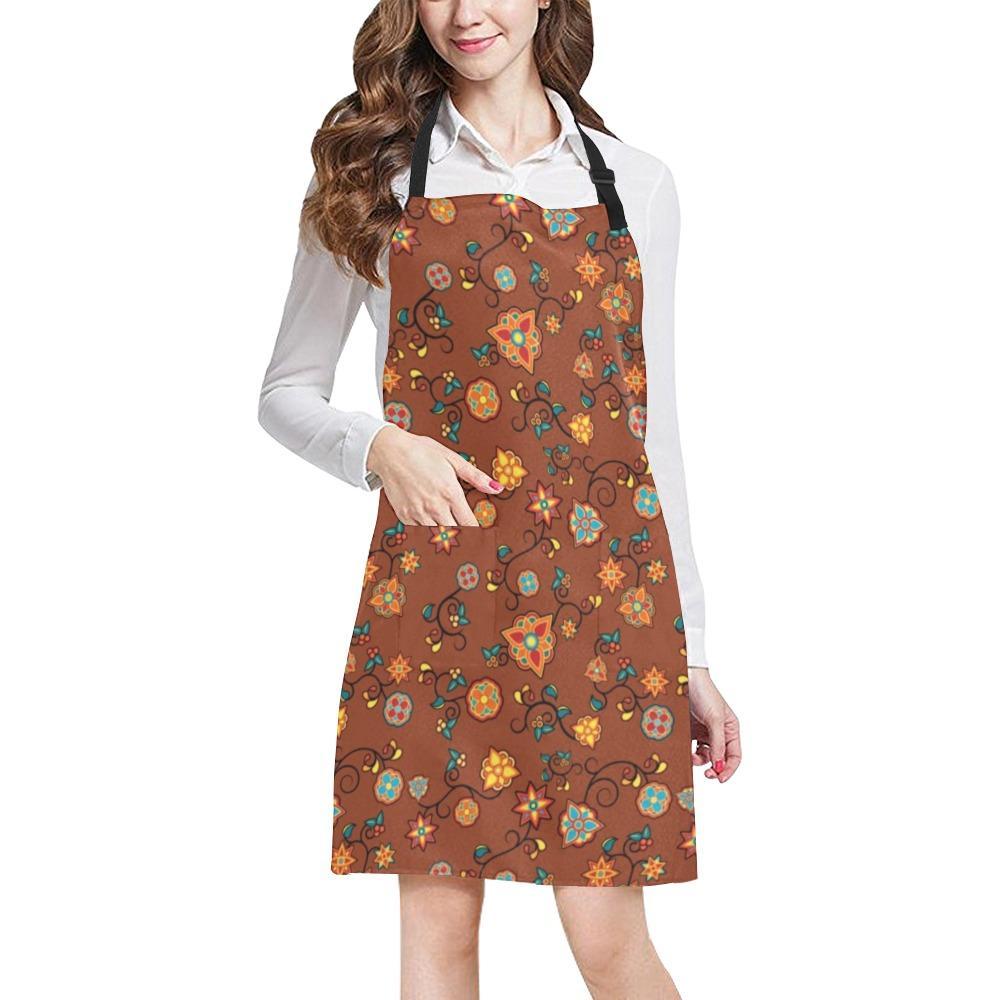 Fire Bloom Shade All Over Print Apron All Over Print Apron e-joyer