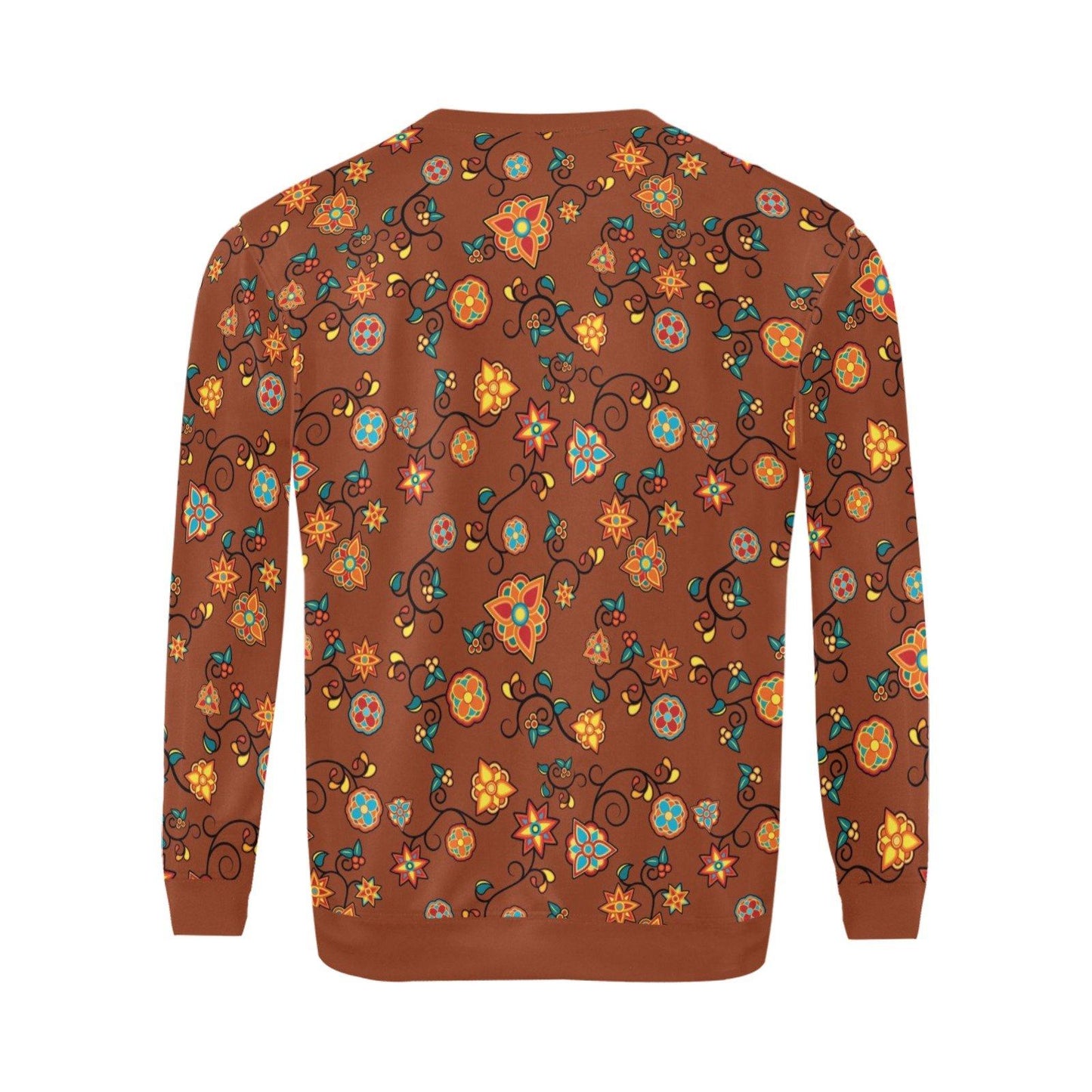 Fire Bloom Shade All Over Print Crewneck Sweatshirt for Men (Model H18) shirt e-joyer