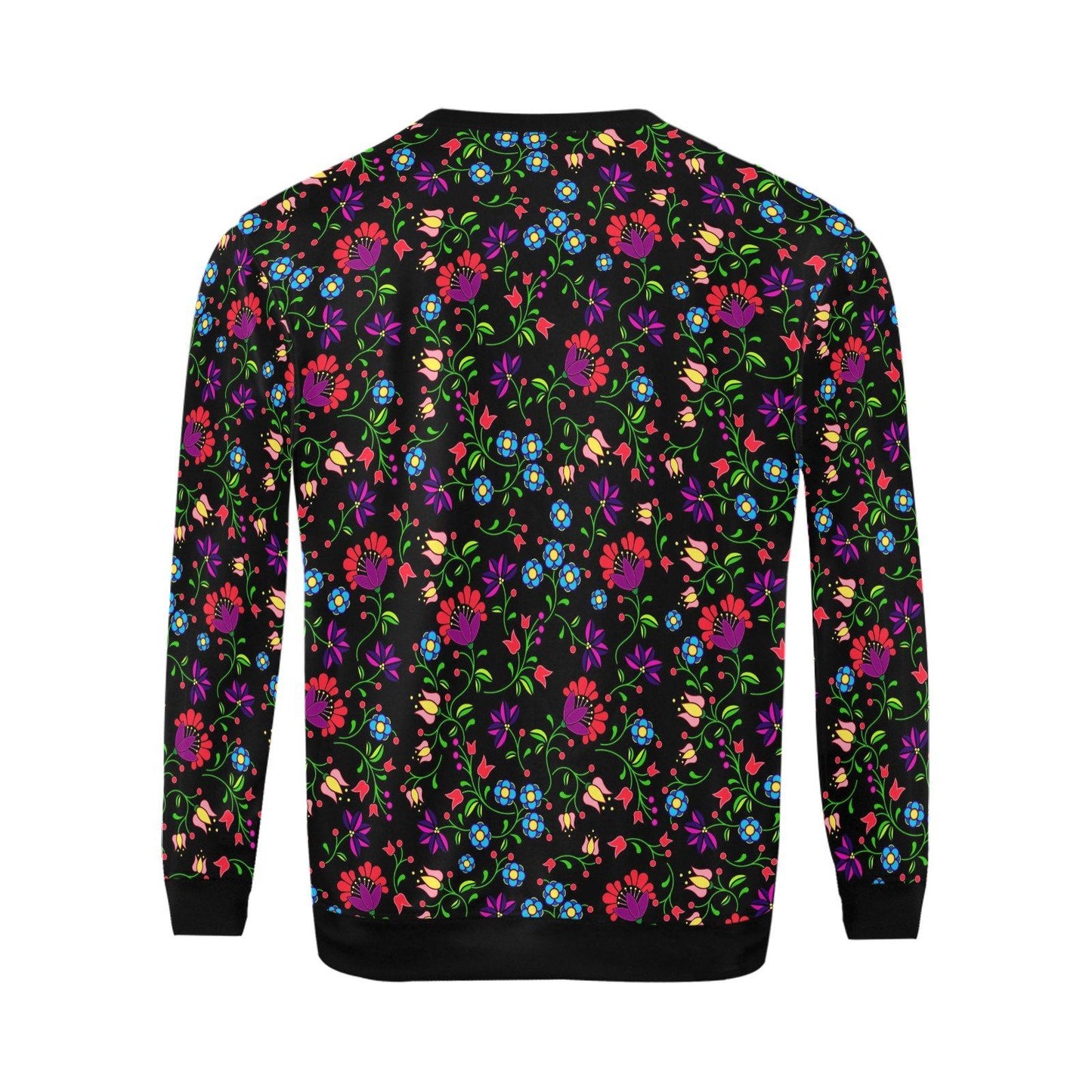 Fleur Indigine All Over Print Crewneck Sweatshirt for Men (Model H18) shirt e-joyer