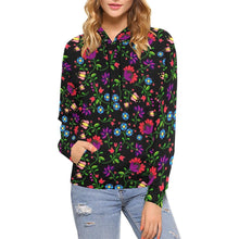 Load image into Gallery viewer, Fleur Indigine All Over Print Hoodie for Women (USA Size) (Model H13) All Over Print Hoodie for Women (H13) e-joyer 
