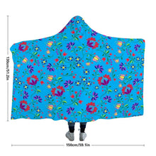 Load image into Gallery viewer, Fleur Indigine Ciel Hooded Blanket blanket 49 Dzine 
