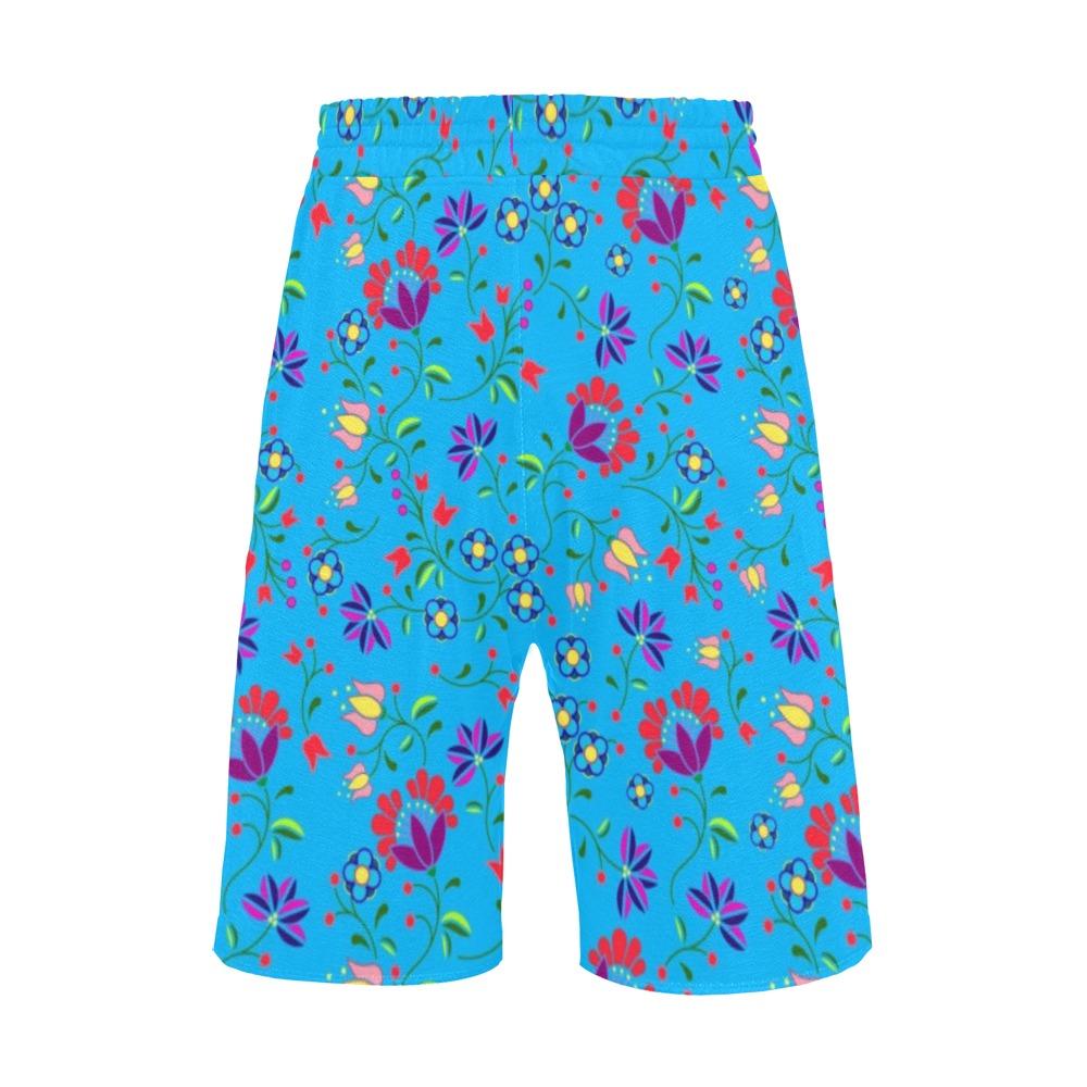 Fleur Indigine Ciel Men's All Over Print Casual Shorts (Model L23) Men's Casual Shorts (L23) e-joyer