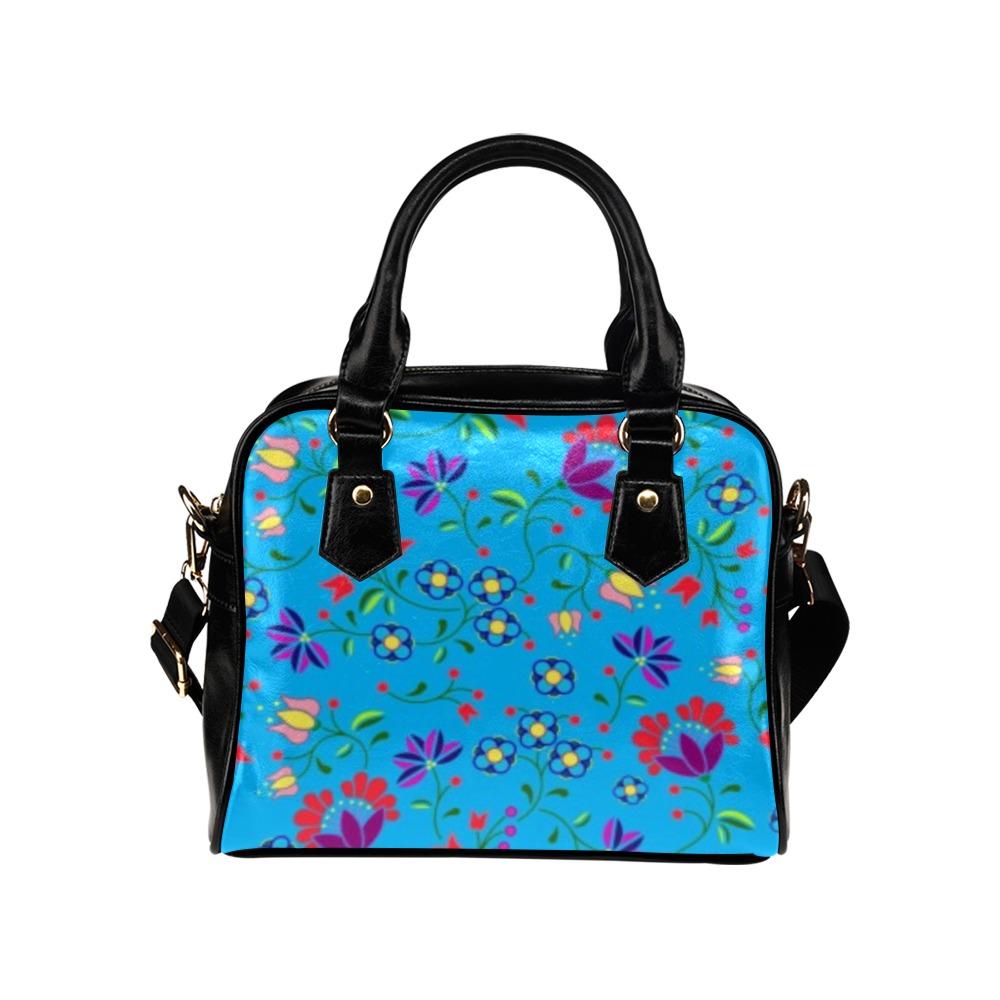 Fleur Indigine Ciel Shoulder Handbag (Model 1634) Shoulder Handbags (1634) e-joyer