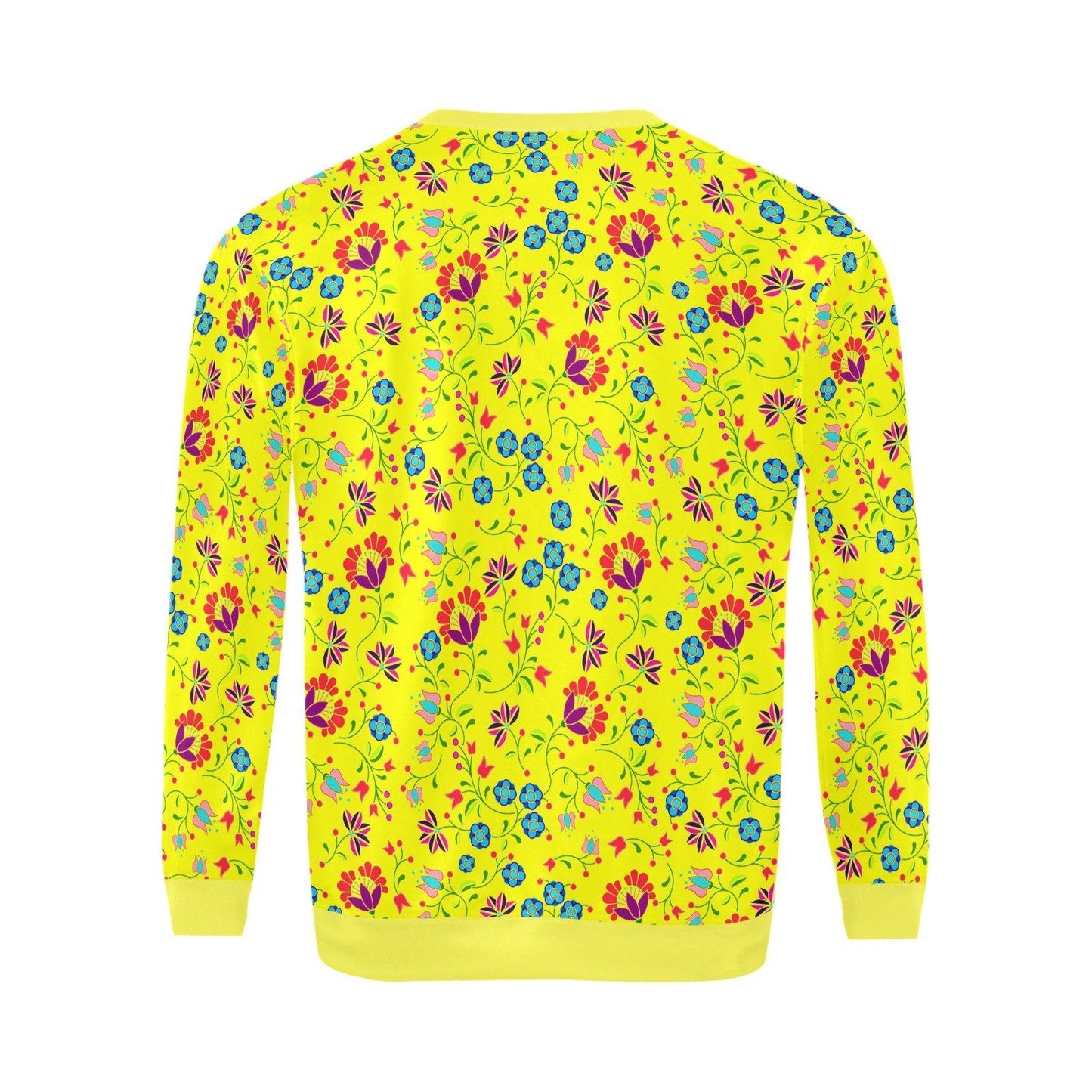 Fleur Indigine Mais All Over Print Crewneck Sweatshirt for Men (Model H18) shirt e-joyer