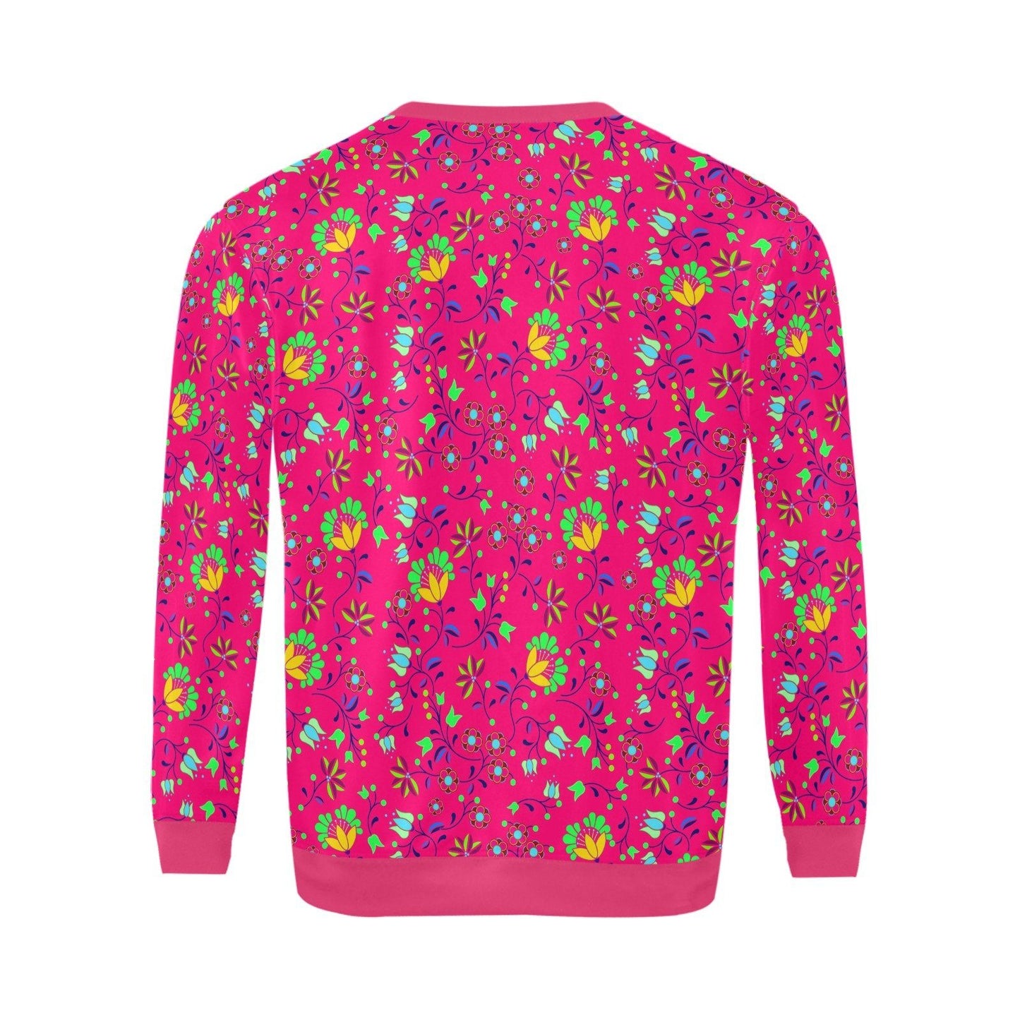 Fleur Indigine Rouge All Over Print Crewneck Sweatshirt for Men (Model H18) shirt e-joyer