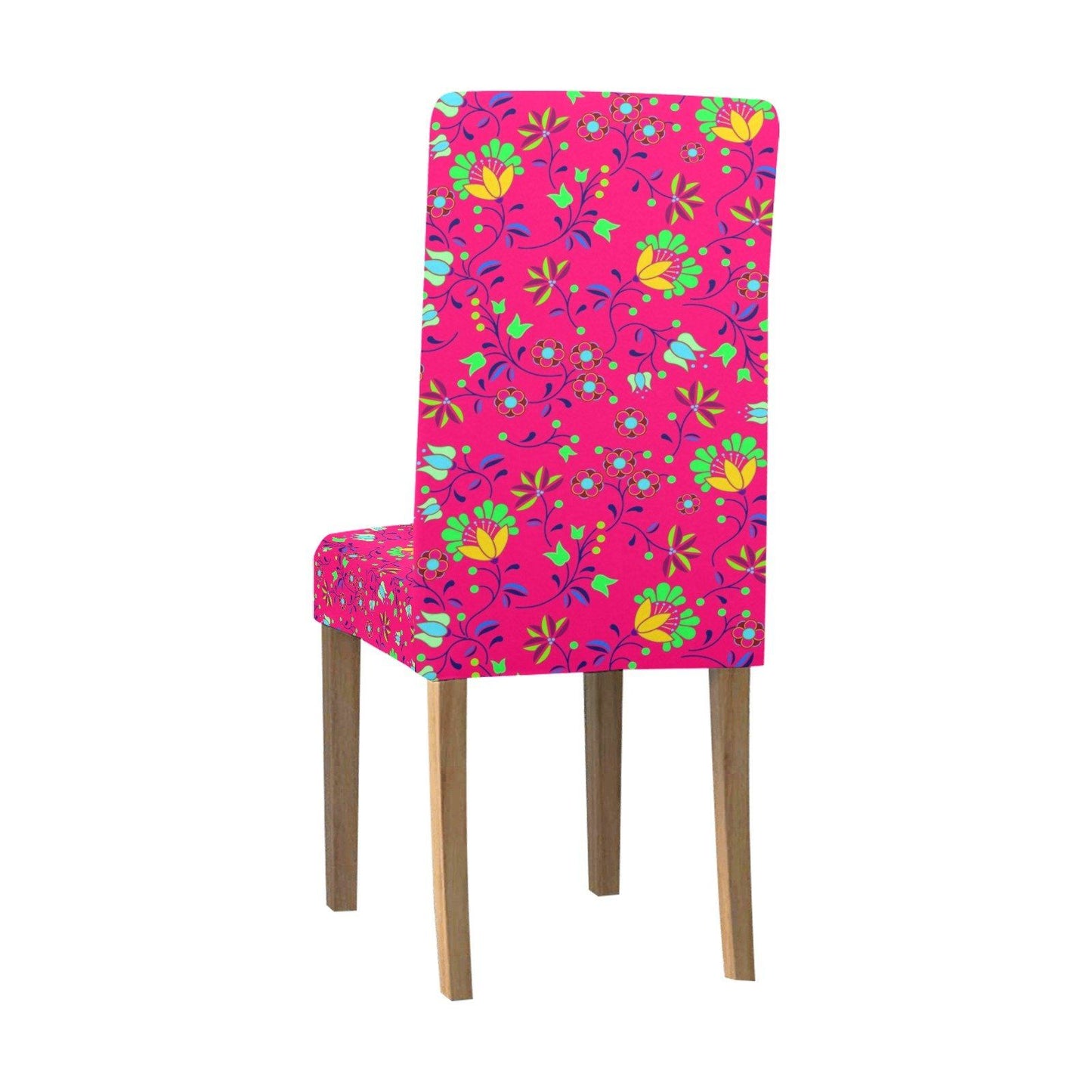 Fleur Indigine Rouge Chair Cover (Pack of 6) Chair Cover (Pack of 6) e-joyer