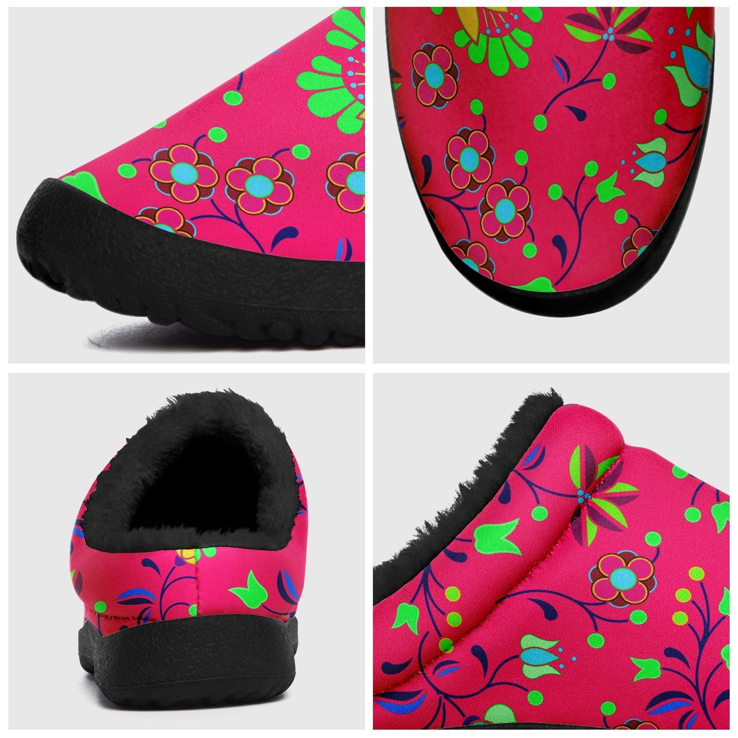 Fleur Indigine Rouge Ikinnii Indoor Slipper 49 Dzine