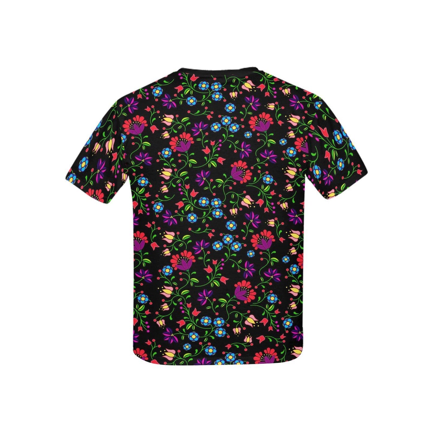 Fleur Indigine Rouge Kids' All Over Print T-shirt (USA Size) (Model T40) All Over Print T-shirt for Kid (T40) e-joyer