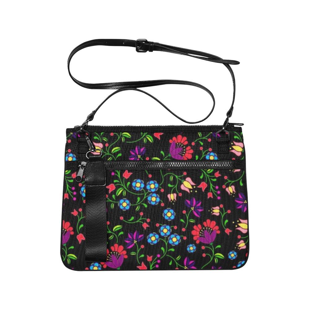 Fleur Indigine Slim Clutch Bag (Model 1668) Slim Clutch Bags (1668) e-joyer