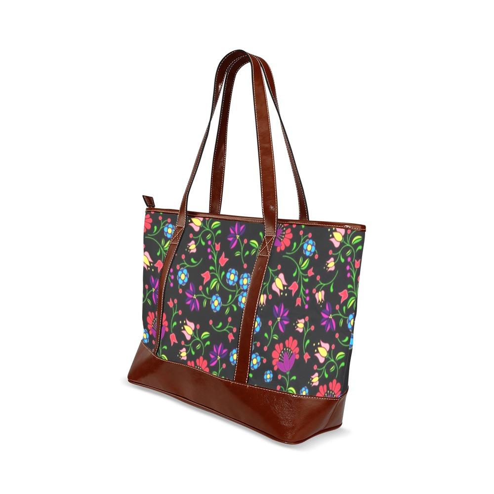 Fleur Indigine Tote Handbag (Model 1642) Tote Handbags (1642) e-joyer