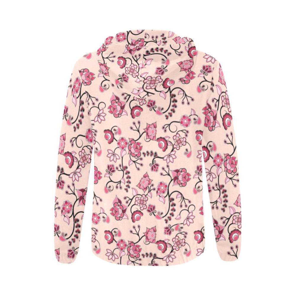Floral Amour All Over Print Full Zip Hoodie for Women (Model H14) All Over Print Full Zip Hoodie for Women (H14) e-joyer